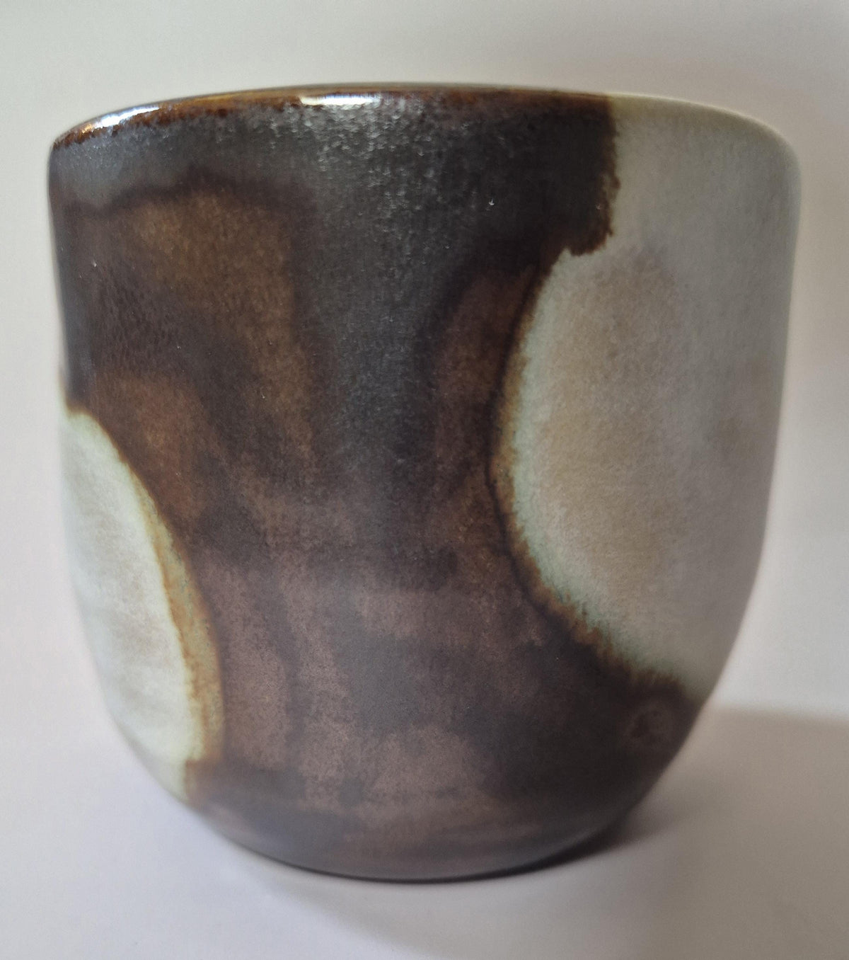 Handmade Ceramic Cup | Two Tone Glaze | Wheel Thrown Stoneware | Japandi Home Decor | Wabi Collection