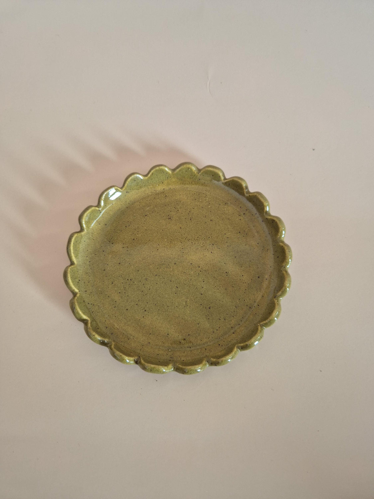 Handmade Ceramic Tapas Plate – Small Stoneware Plate – Minimal Tableware – Studio Pottery Dish