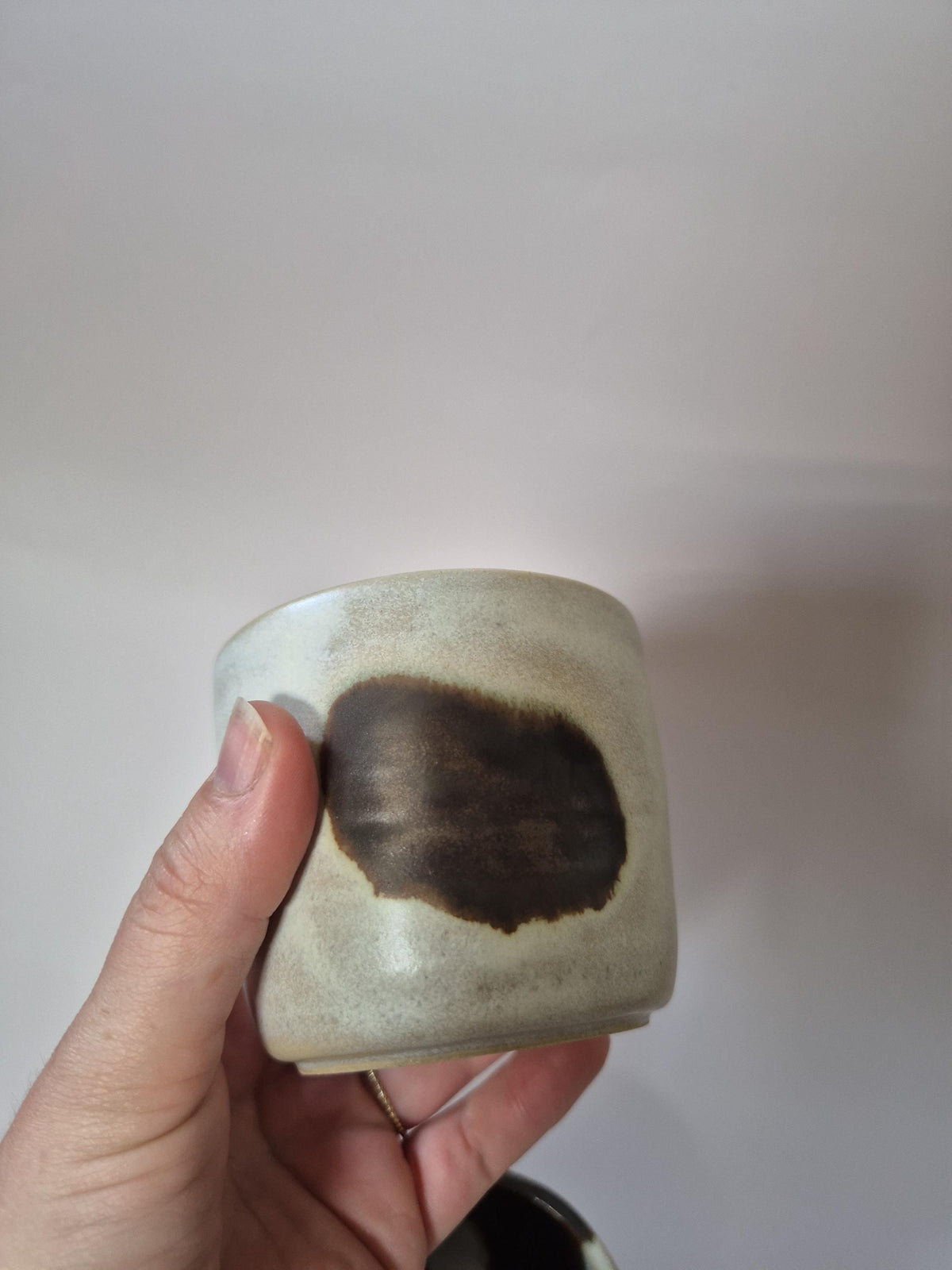 Handmade Ceramic Cup | Two Tone Glaze | Wheel Thrown Stoneware | Japandi Home Decor | Wabi Collection
