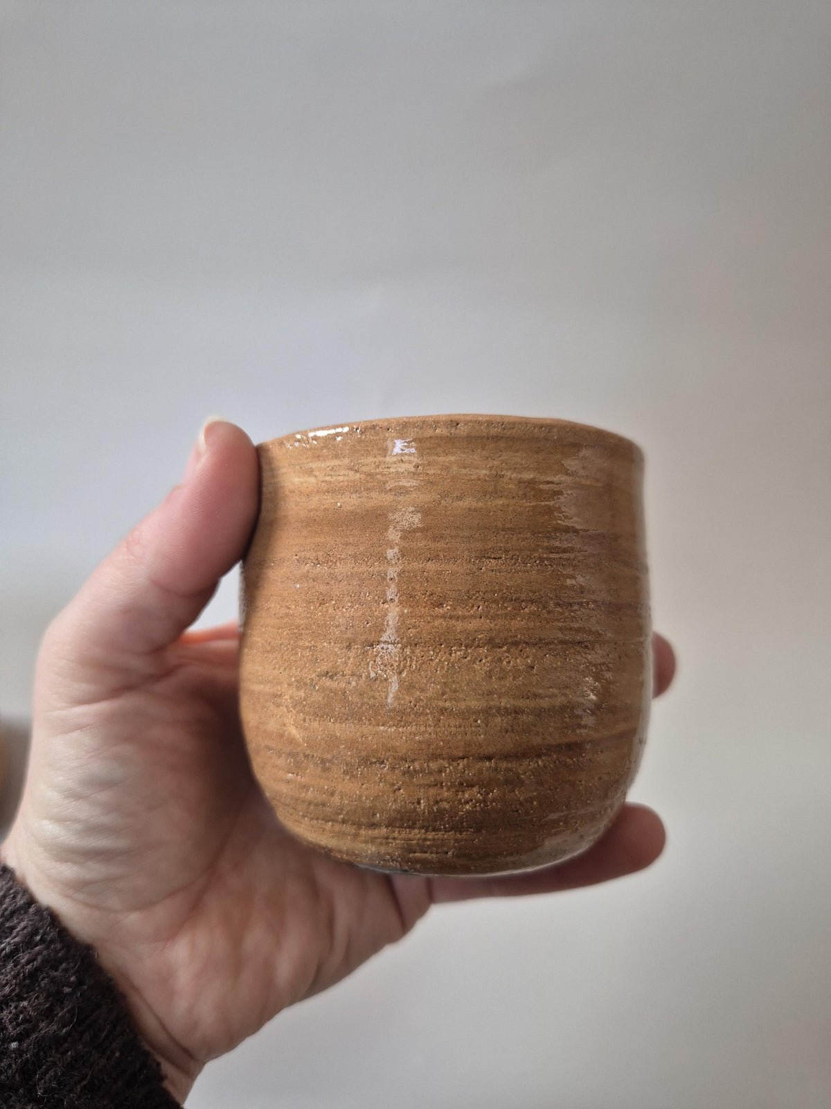 Handmade Marbled Ceramic Cup | Wheel Thrown Stoneware | Earthy Coffee Mug | Unique Pottery Gift | Terroir Collection