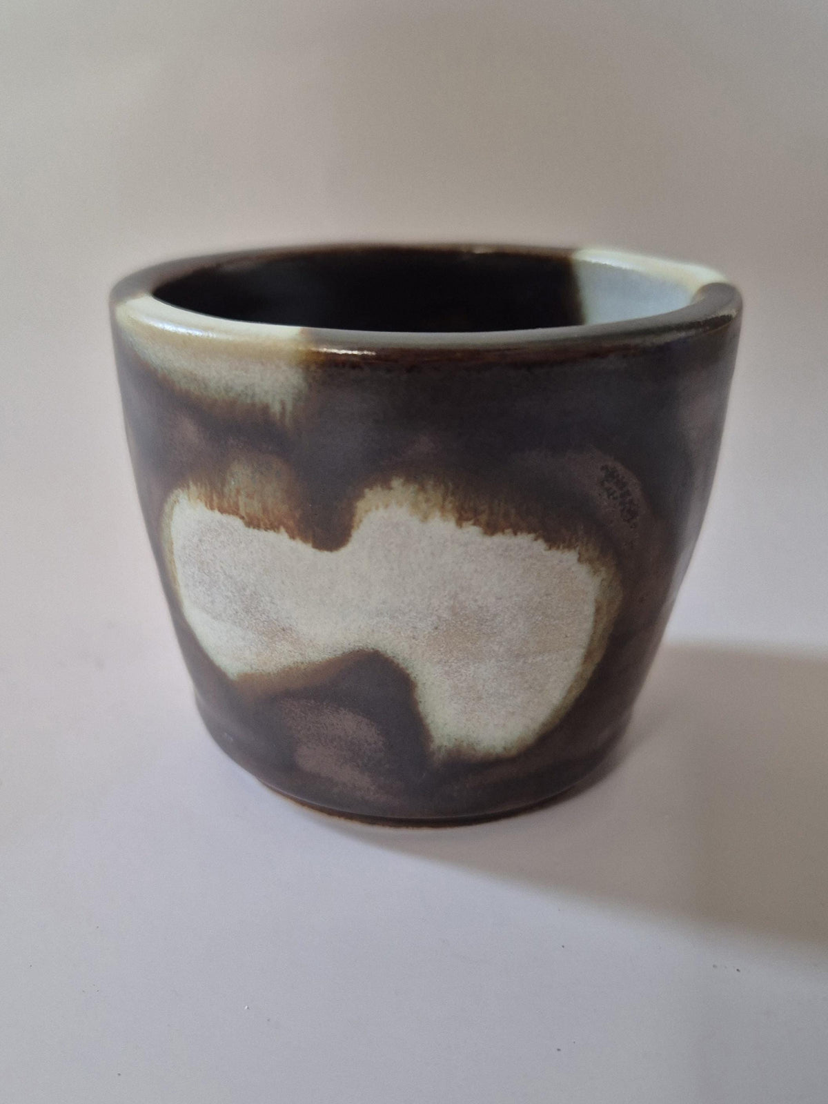 Handmade Ceramic Cup | Two Tone Glaze | Wheel Thrown Stoneware | Japandi Home Decor | Wabi Collection