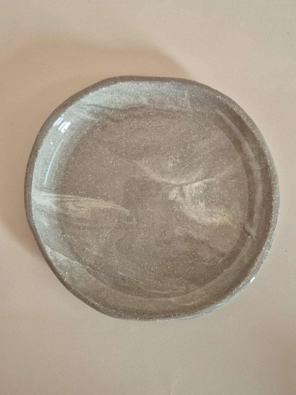 Handmade Ceramic Tapas Plate – Small Stoneware Plate – Minimal Tableware – Studio Pottery Dish