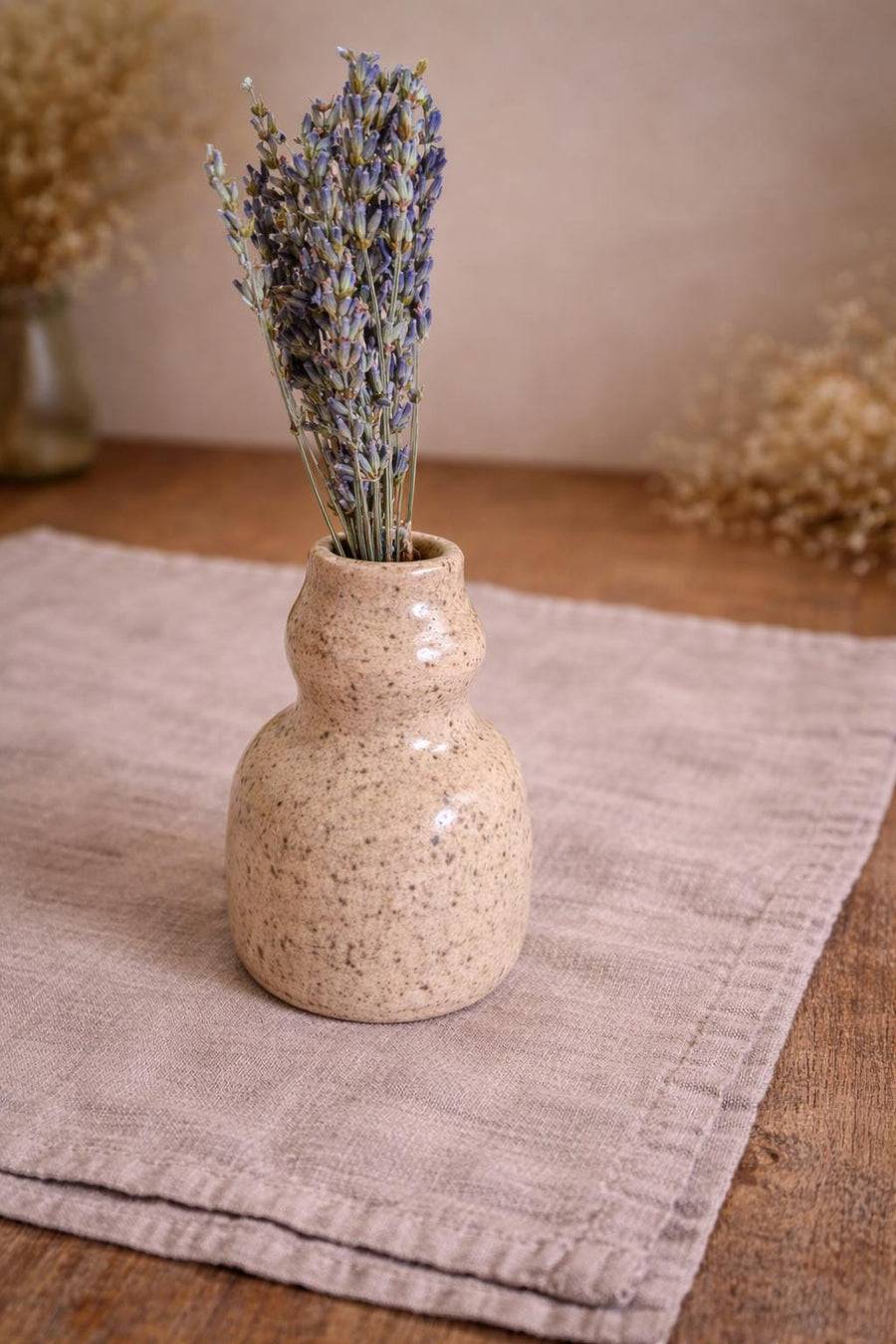Mini Bud Vase – Handmade Ceramic Vase – Small Stoneware Flower Vase – Minimalist Home Decor – Studio Pottery Bud Vase